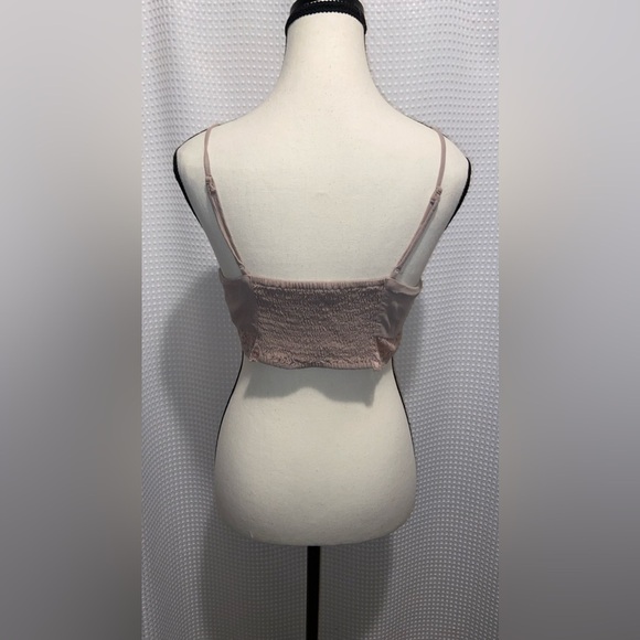 Women’s GARAGE elastic back crop top tied at the front size medium - Picture 7 of 8